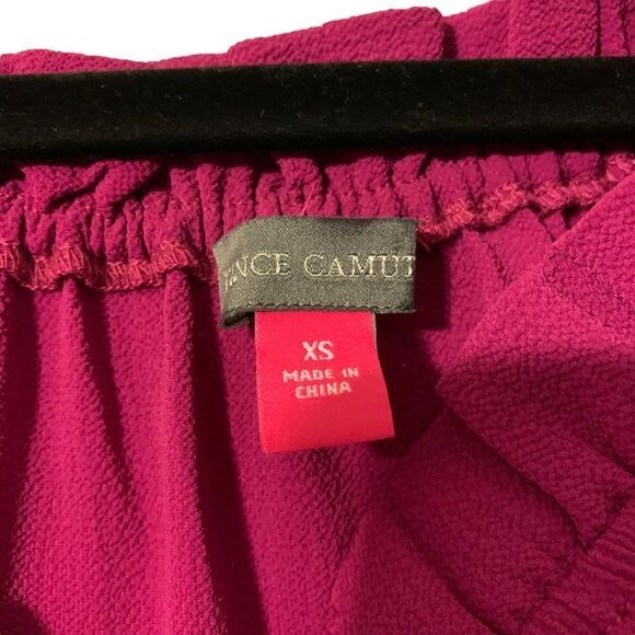 Vince Camuto Women’s Off The Shoulder Flowy Ruffle Flounce Sleeve Top Size XS - Picture 3 of 4